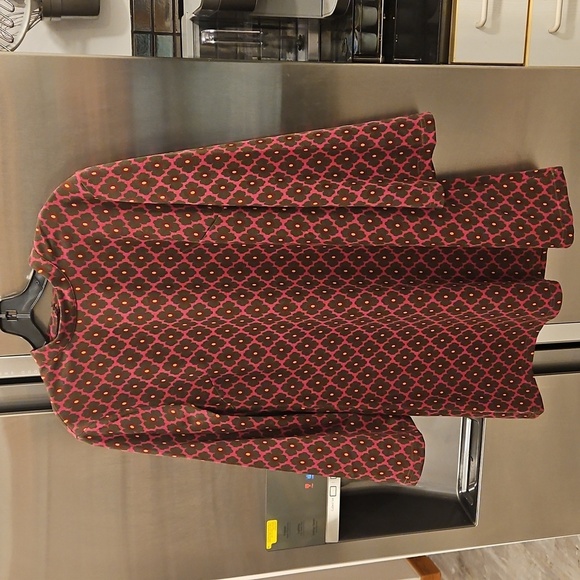 💕TRINA TURK💕 Leela Dress ~ Flower Bazaar Knit Jaquard Phlox Print Large L NWT - Picture 6 of 13